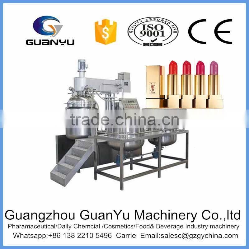 CE Certificated stainless steel lipstick emulsifying mixer with electric heating