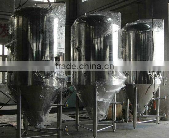 Stainless steel dimple jacket conical beer fermentation tank