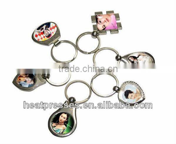 Sublimation Small Metal Key Chain Key Fasteners