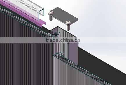 GENSIN U-lock polycarbonate honeycomb hollow sheet