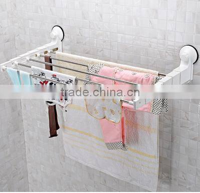 Foldable Stainless Steel Bathroom Towel Shelf Rack