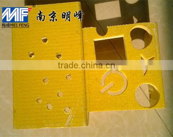 Waterjet cutting C-Channel FRP Pultruded Profiles