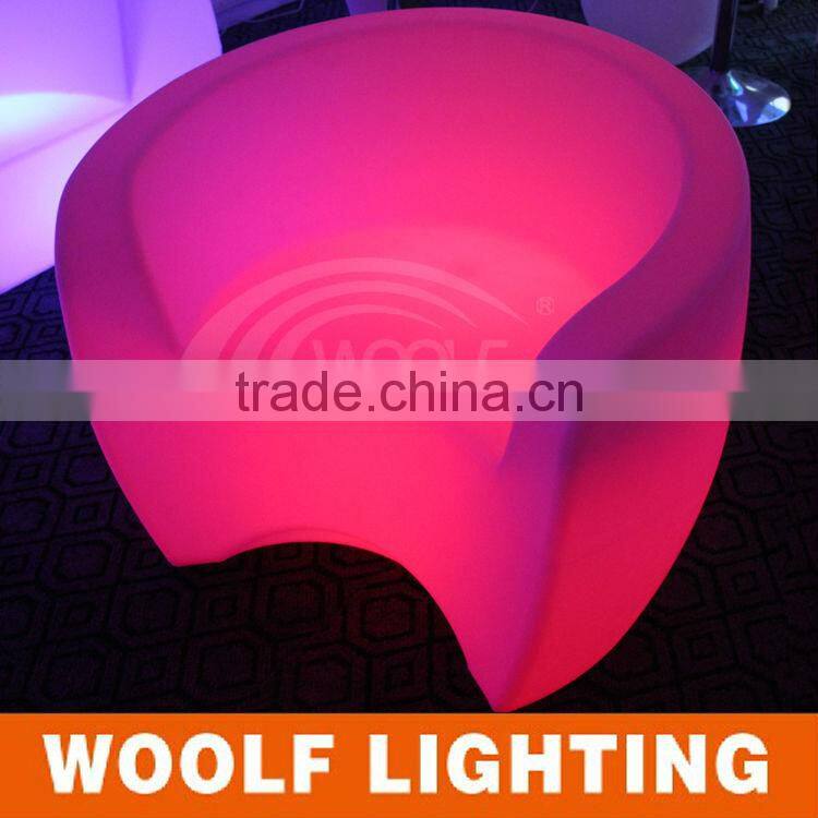 Lovely One Seat Good Quality LED Leisure Sofa Furniture for Coffee Shop and Bookshop