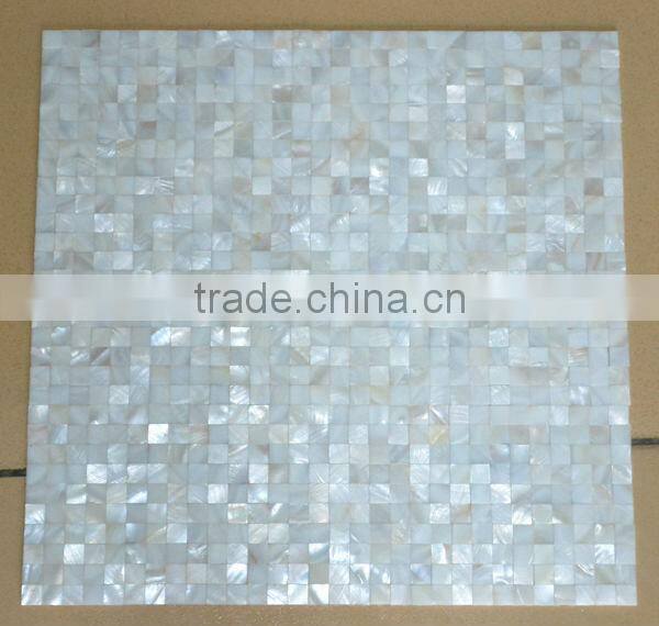 Mirror glass shell mosaic