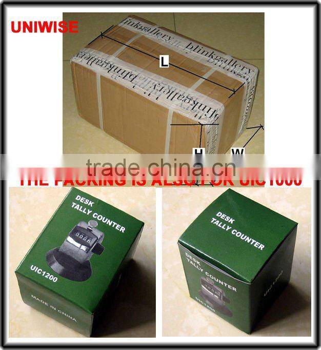 Desk Mechanical ABS Tally Counter UIC-1000 Red