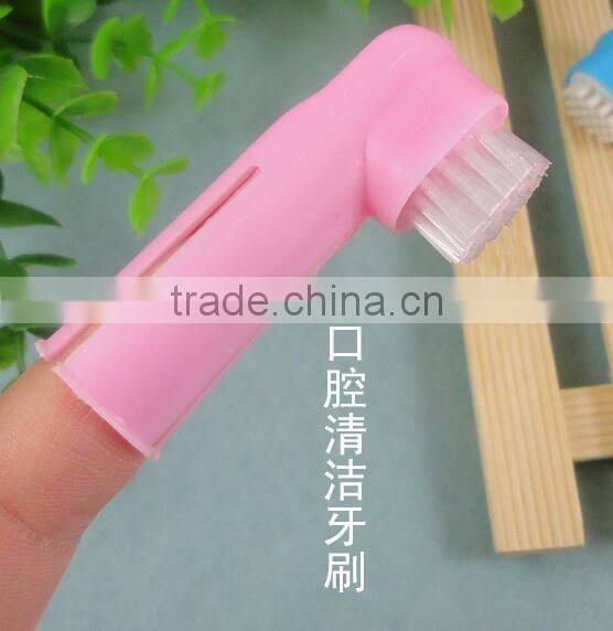 CY107 Dog & Cat Finger Toothbrush Set Pet Dental Care Toothbrush Massage Brush