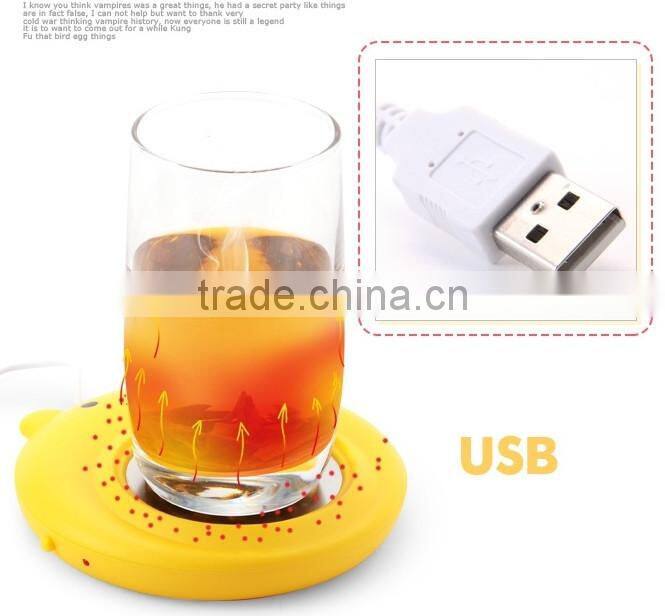 Supply fashion bear USB electric heating keep warm dish / insulation mat