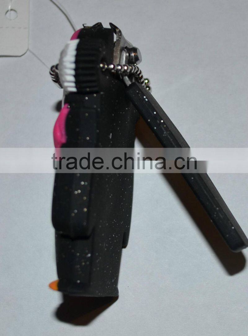 Pretty cutely silicone 3d animal Nail Clipper