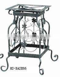 Trade Assurance China supplier cast iron flower pot base,metal flower pot base