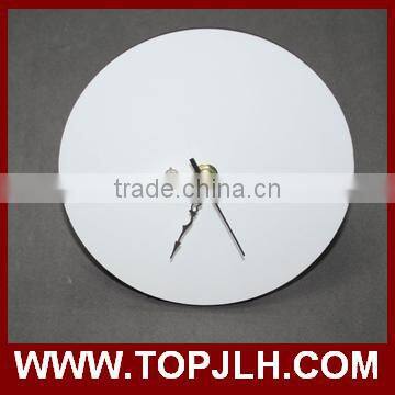 Fancy design blank coated photo frame wall clock for sublimation