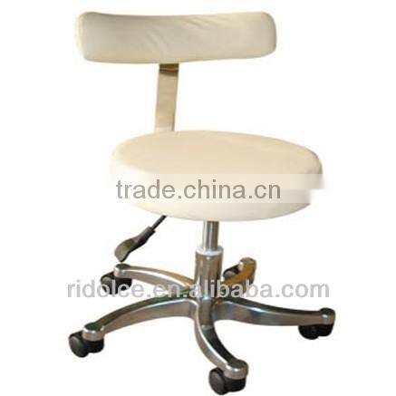 Potable movable Ottoman stool chair with wheels used salon furniture TKN-301