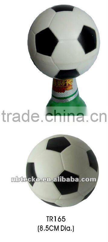 Hot selling plastic football shape custom logo bottle opener