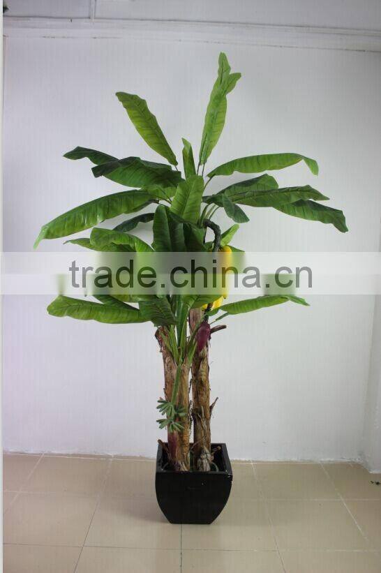 fake plastic plant green palm and banana trees suppliers
