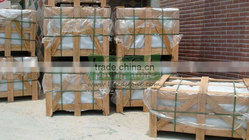 Outdoor stone umbrella base