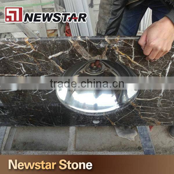 Newstar China Banjo Marble Vanity Top Bathroom Brown Marble Vanity Tops Marble Counter Tops