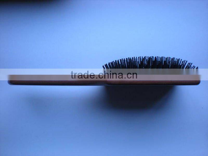 Wooden hair brush