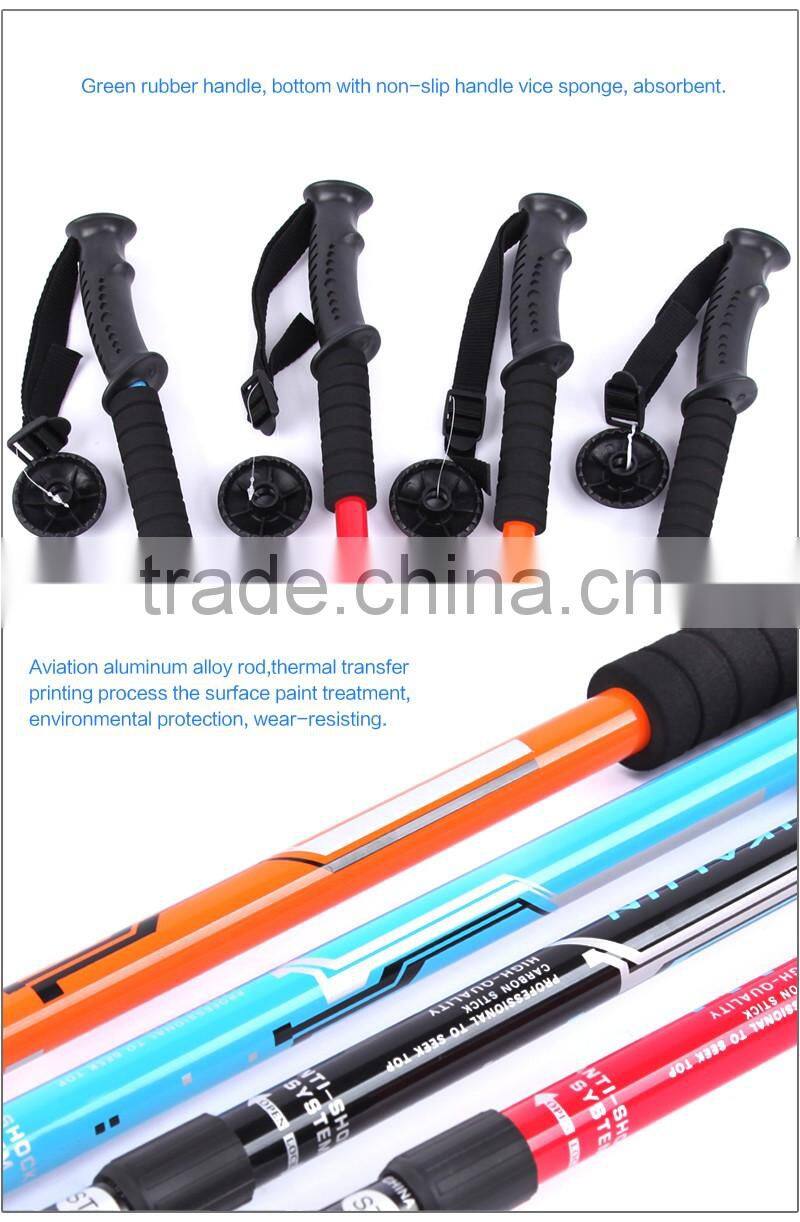 Top Quality Flexible Alpenstock hiking poles