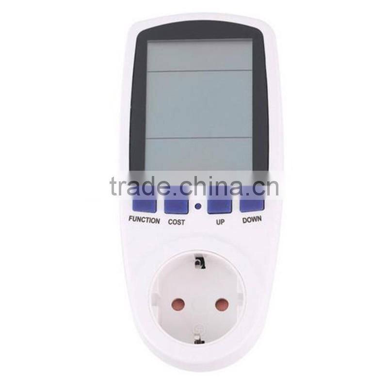 Plug Energy Power Meter Socket with Electricity Usage Monitors for US/EU/AU