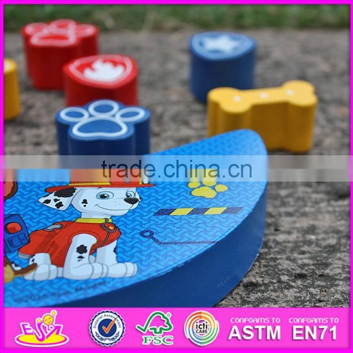 2016 new design educational wooden balance toys for toddlers W11F068