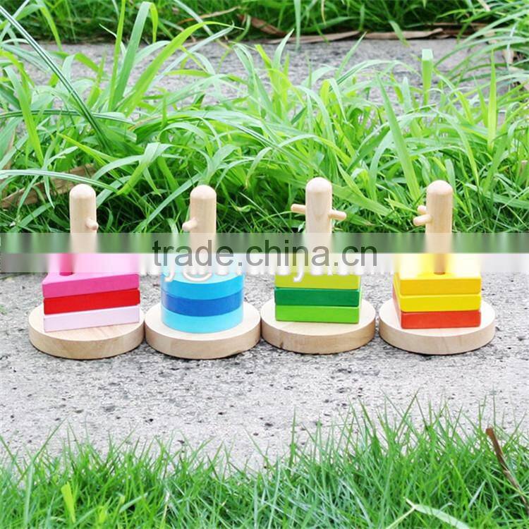 Best design classic geometry blocks wooden baby learning shapes W13E065