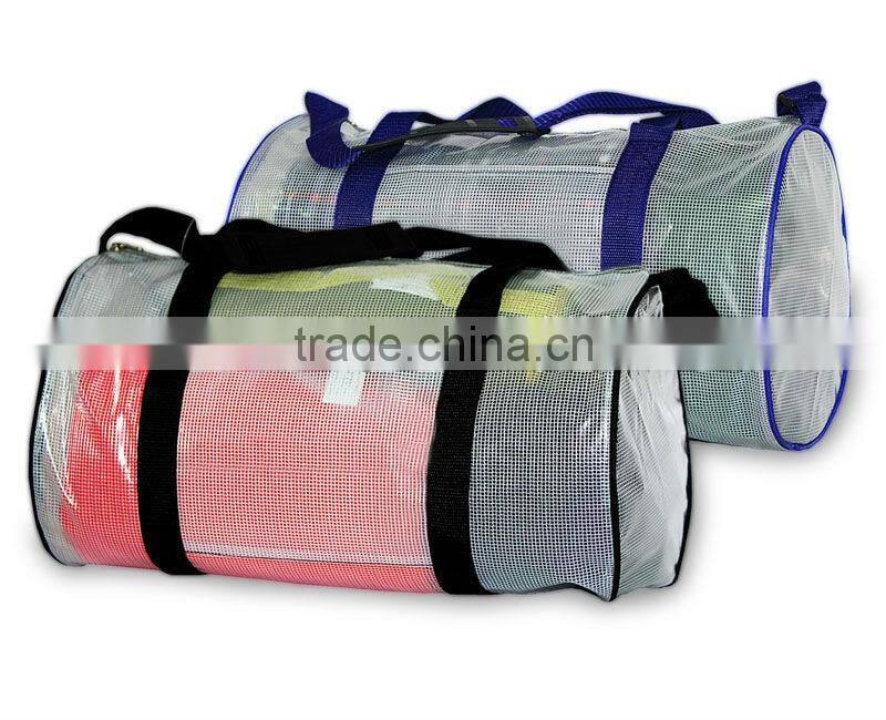 Round Clear PVC Sport Duffle Bag