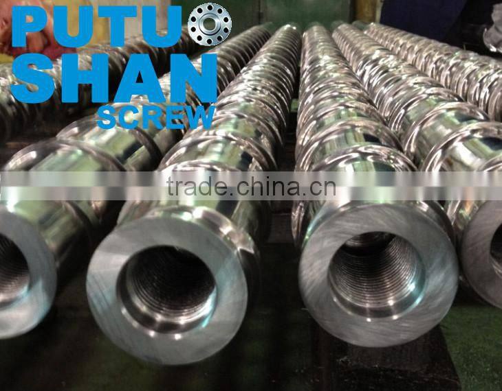 Injection screw barrel for injection moulding machine PVC