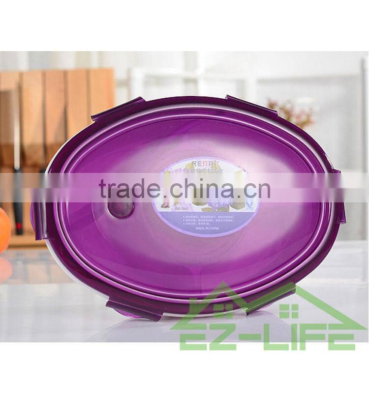 Healthy BPA free microwave oven safe big plastic lunch box for adults