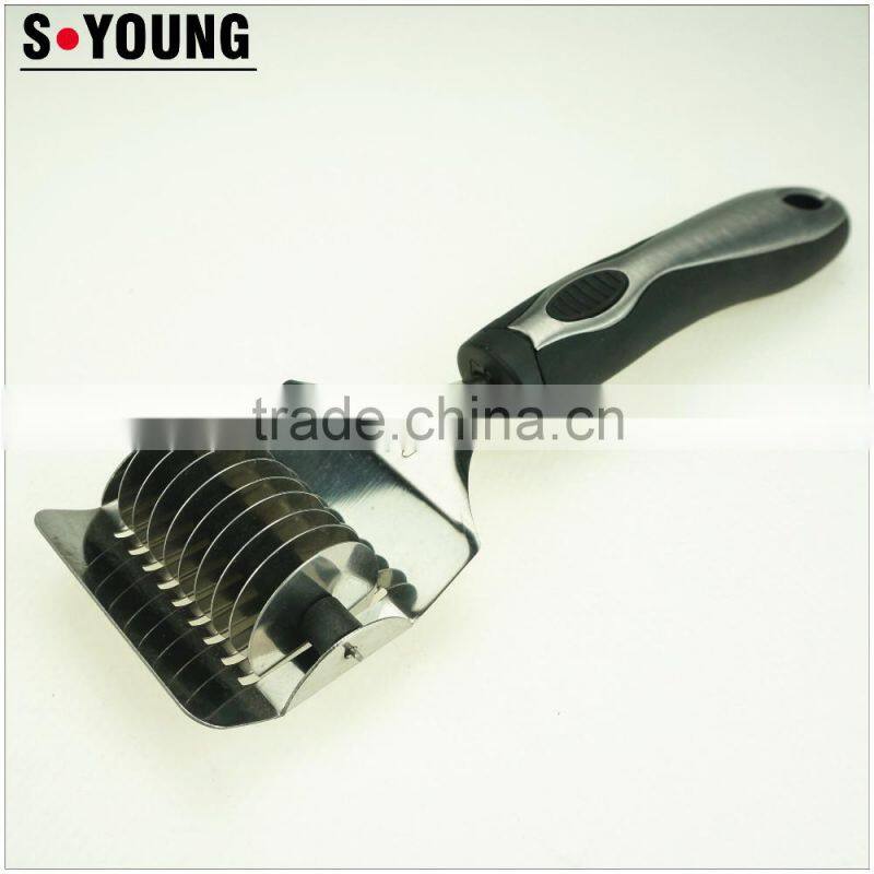 31031 Kitchen gadget kitchen tool potato cutter knife noodle cutter doule head pizza cutter