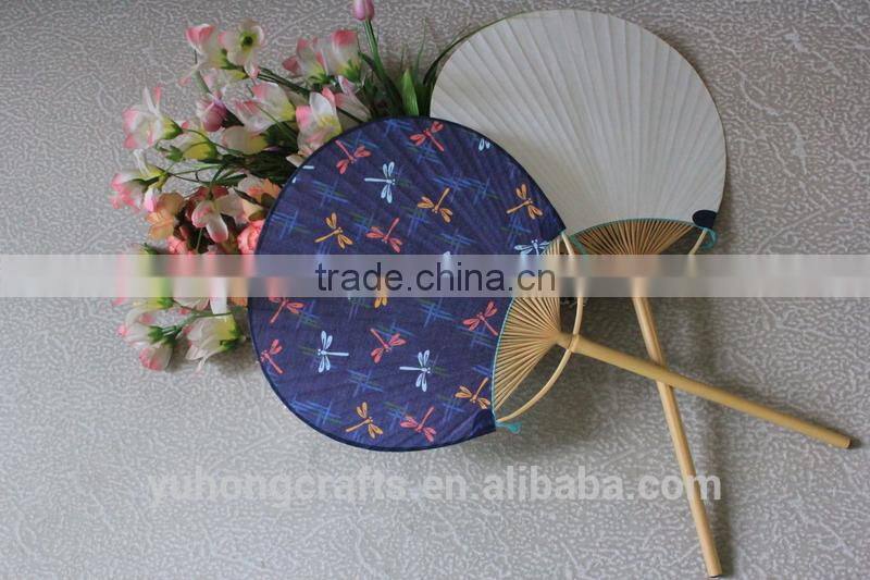 Anji Yuhong Factory wholesale bamboo gift fan