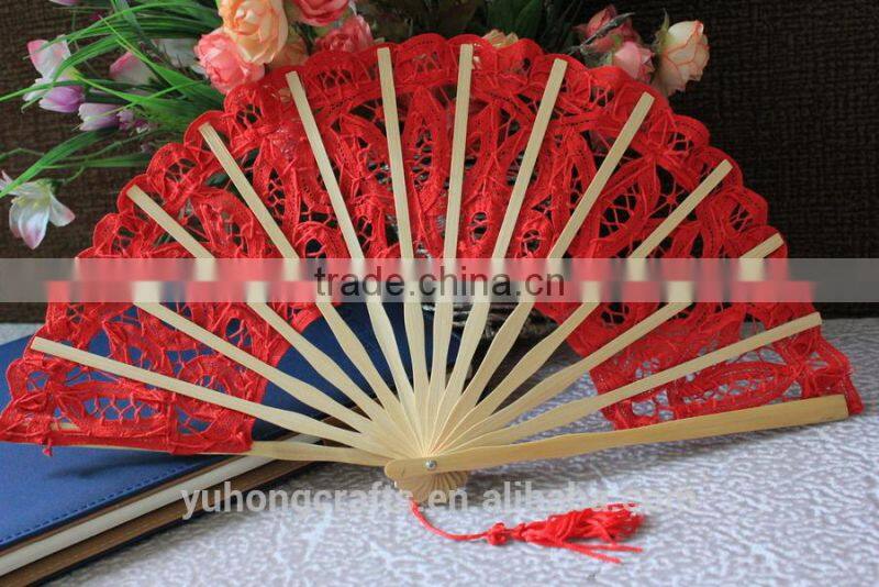 Chinese bamboo lace fan
