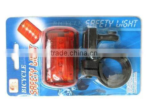 Jing Yi 5 LED 4 Mode Red Light Bike Safety Accessories Bike Tail Light