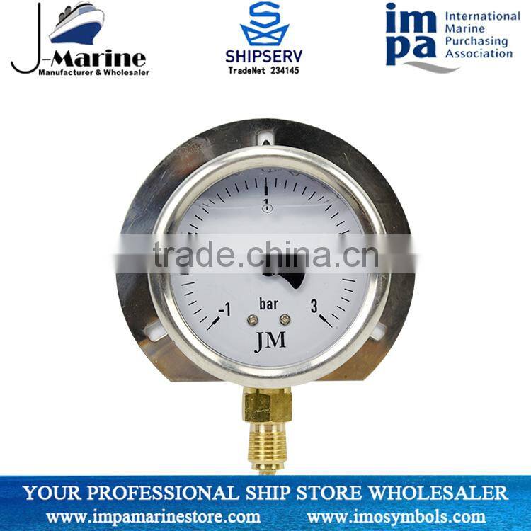 Marine Hydraulic Oil Pressure Gauges Filled With Glycerine