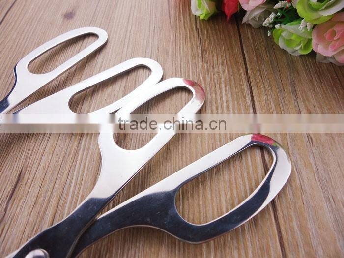 OEM logo Cooking Tools Utensils 10inch stainless steel kitchen scissor tongs , bbq scissor tongs
