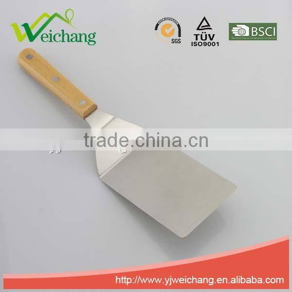 WC3894 Good quality Stainless Steel Blade Wooden Grip Baking Cake Pie Pizza Shovel low price