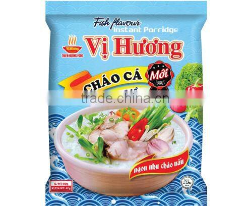 " VI HUONG" Instant Porridge 47g With Canxi Meaty Flavour - Thien Huong Food JSC