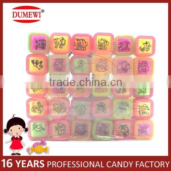 Cartoon Shadow Game Flashlight Toy Candy with Candy Light