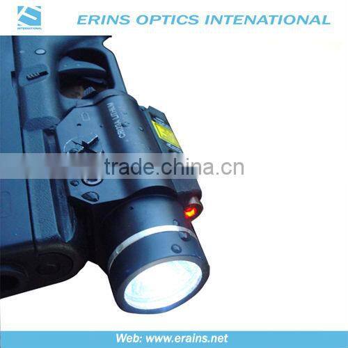 Pistol mounted strobe red laser sight and 200 lumen CREE Q5 strobe LED light combo