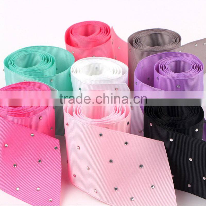 Wholesale 100% Polyester Solid Grosgrain Ribbon