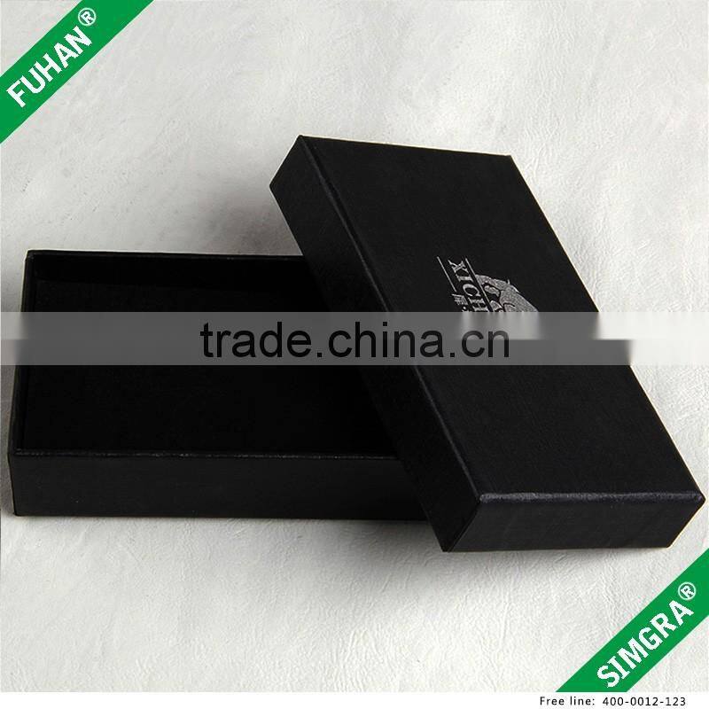 Promotion Silver Stamping Paper Packaging Box