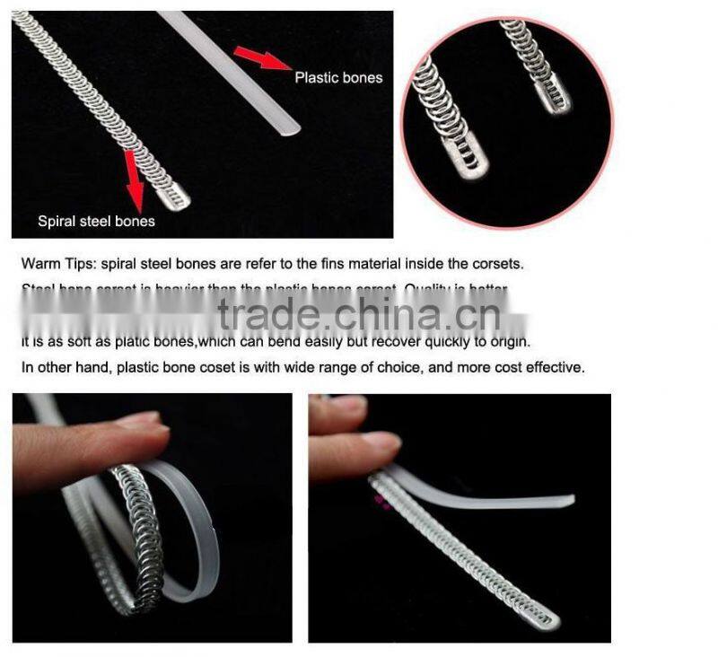 High Quality Factory wholesale rubber waist training corsets