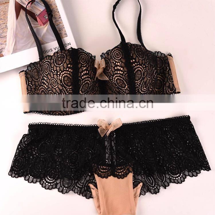 China model sexy bra and panty new design