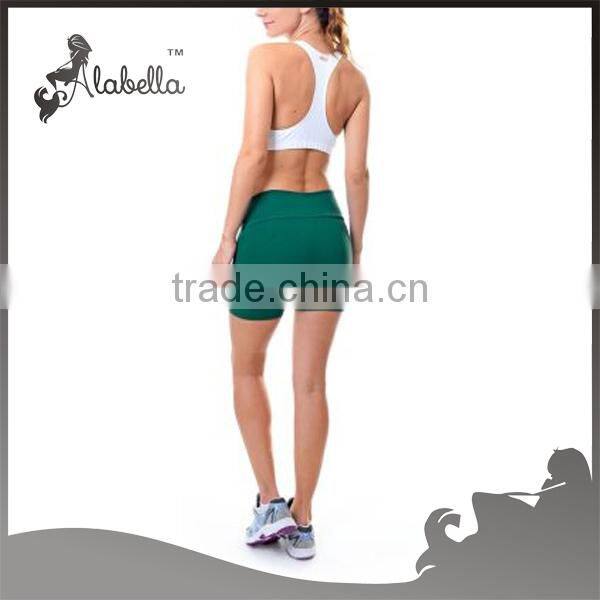 Latest hot selling top quality supplex women yoga sports shorts