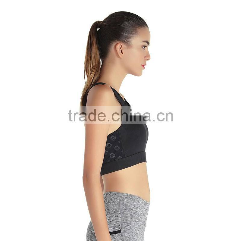 2017 Gym Blank Sportswear Custom Dri Fit Sport Clothes Sexy Women Hole Sale Bra