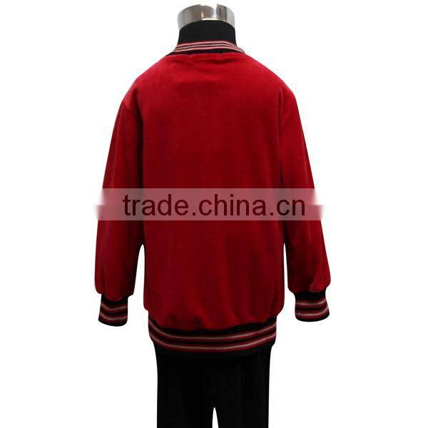 promotion cheap top quality china wholesale fashion velvet childrens clothes boys