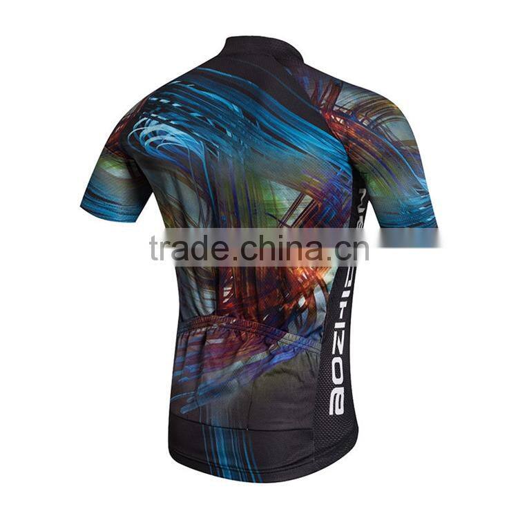 Kroad Team MTB sublimated sports Bike Clothes Men's Cycling Tops Coolmax cheap Bicycle Jersey Breathable