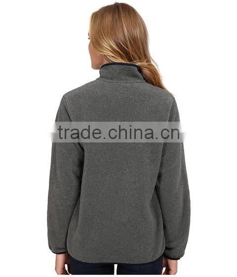 OEM service women knitted light weight pocket decoration left chest pullover sweater made in China