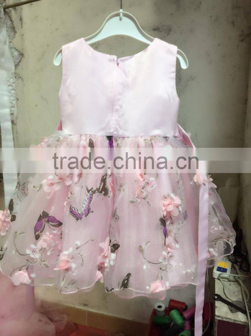 Best selling fashion design small girls dress girls dress names with pictures Flower baby frock design party dresses