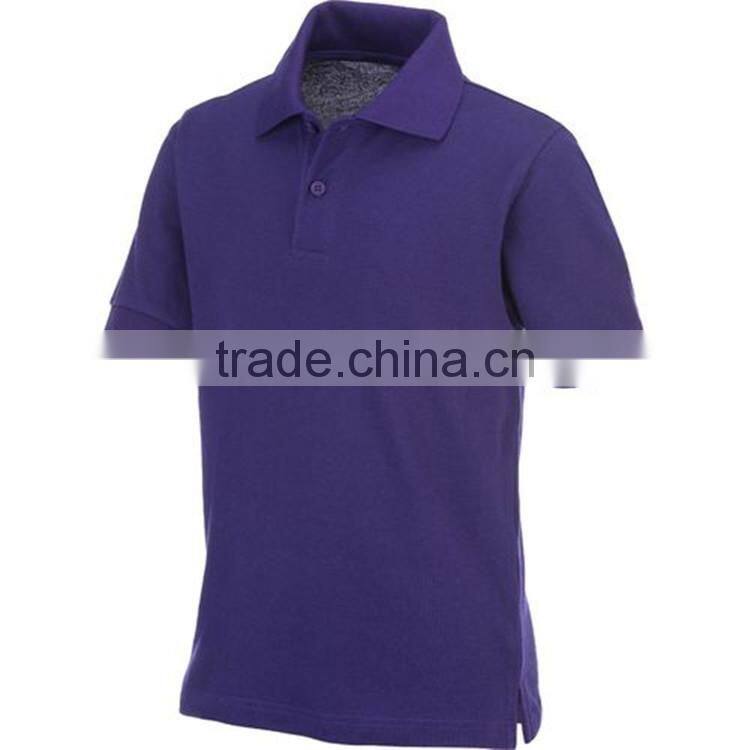 factory custom kids uniform short sleeve polo shirt