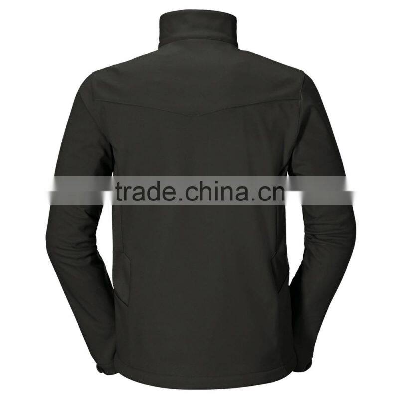 modern black outdoor camping men softshell windcheater