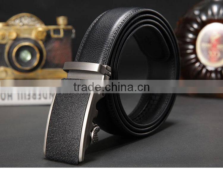 New Designer Automatic Mens Leather Belt High Quality Luxury Cow Leather Men Belts 3.5CM